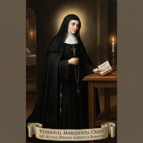 Venerável Margherita Crispi (nome de nascimento: Diomira Ludovica Romana)