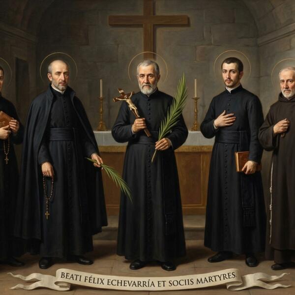 Beato(a) Félix Echevarría Gorostiaga e 6 companheiros