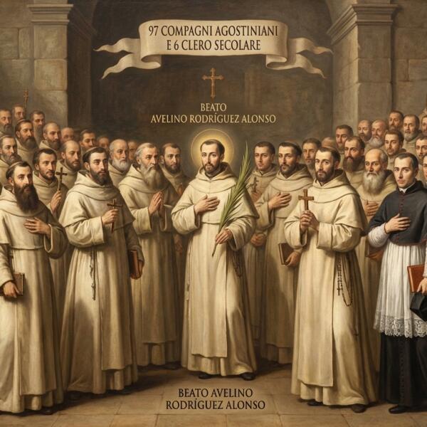 Beato(a) Avelino Rodríguez Alonso, 97 companheiros agostinianos e 6 companheiros membros do clero secular